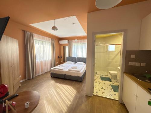 Limassol Apartment | Modern Studio 2 private Kitchenette and Bathroom