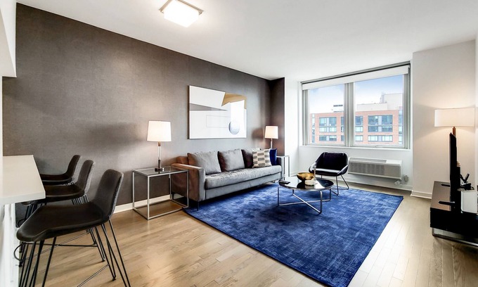 The Waterfront Apartment | Modern Two Bed Serviced Apartement in Jersey City