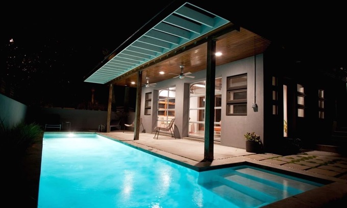 Savannah Beach House | Modernist Home, Private Pool open year round, 2 Blocks to Beach