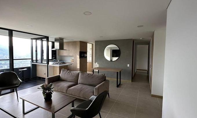 Buenos Aires Apartment | Moderno Apartamento en Poblado,Vista a la cuidad