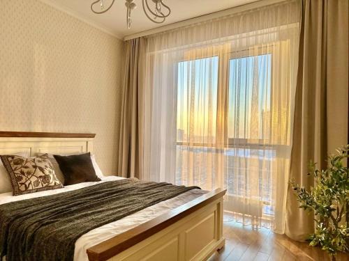 Almaty Apartment | Morning whisper with mountain view