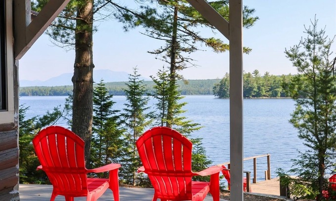 Millinocket Cabin | Mountain Majesty - Katahdin View & Soft Sand Beach