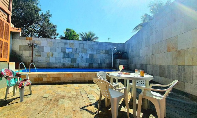 Tupy House | Muito espaço, Piscina, Churrasqueira, Wi-Fi, SmartTV