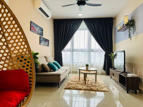 Taman Pertama Apartment | MVC30#Family Suite 8pax 3 Rooms Sunway Velocity Mall Cheras IKEA Mytown Short Walk to MRT & LRT Maluri