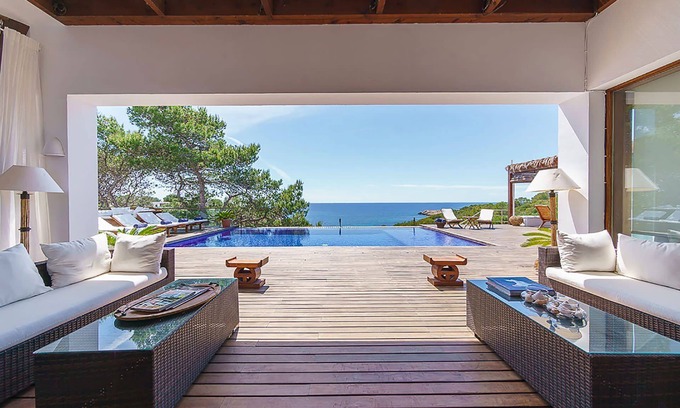 Cala Comte Villa | My Rental Homes - Villa Francisca with pool and outdoor veranda with sea views