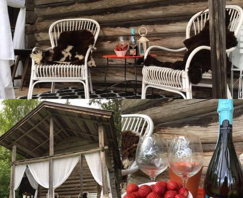 Vikarbyn House | Mysig Fäbod med Öppenspis, WC, Vatten & solceller