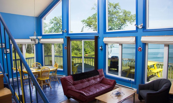 Weymouth Cottage | Nautical ocean front cottage on the shores of the highest tides in the world.