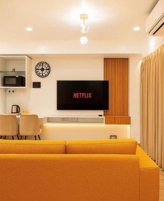 Viman Nagar Apartment | Neon Vimannagar studio near Pune Airport Symbiosis College 5 min walk