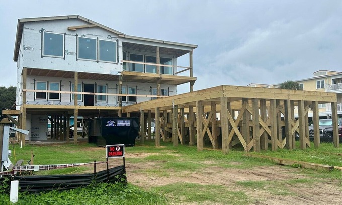 Yaupon Beach House | NEW 10BR,10 Full BA,2 Half BA, 2nd Row,Pool,Elevator,EV Charger, Sleeps 26