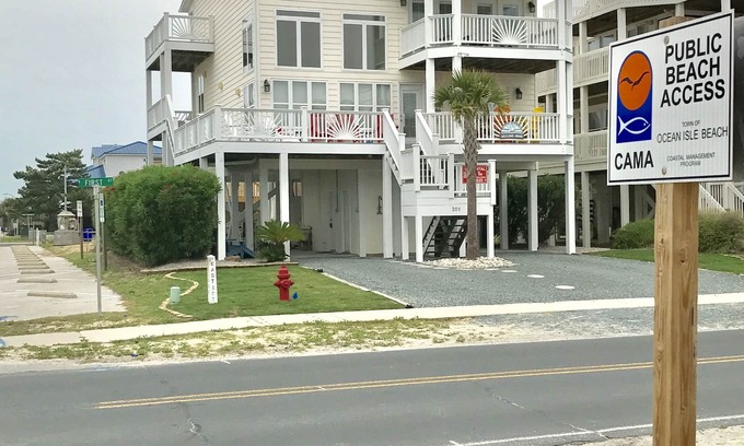 Ocean Isle Beach House | NEW 12X24 SWIMMING POOL! Plus. stunning views of the Atlantic Ocean.
