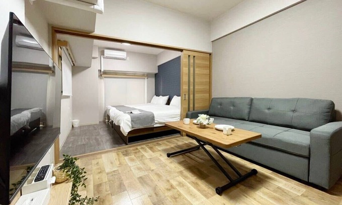 Hiroshima City Centre Apartment | New Apt Near Tourist Area for 6Ppl
