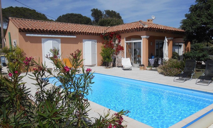 Puget-sur-Argens Villa | New comfortable villa 7 km from the beach private pool