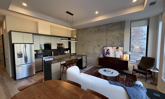 Downtown Halifax Apartment | *NEW Designer Mid-Century Modern 2B/2B