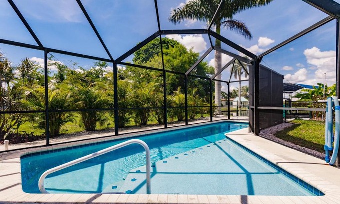 Fort Myers House | NEW! Dock Canal Family Home w/Pool & Gulf Access!