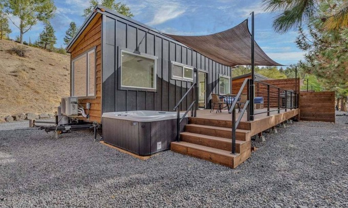 Madras House | NEW! Eagles Landing Tiny Home B02 - Hot Tub