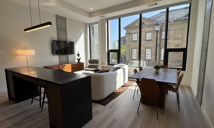 Downtown Halifax Apartment | NEW Executive Mid-Century Modern 2B/2B