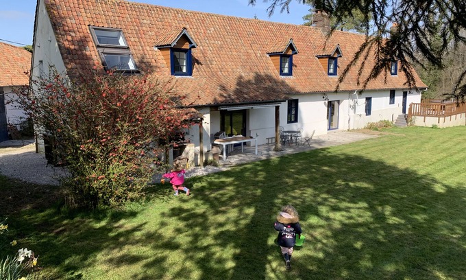 Vieil-Moutier House | NEW: Gite 14p on 7000m2 privatized/Nordic bath/Pond/River