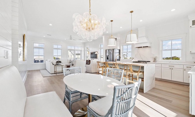 Cape San Blas House | New Listing! Bay Views! Beach Access! Garage! Outdoor Shower! Balconies!