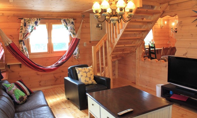 Futo Cottage | Newly built Finnish log house You can also enjoy small fields hot springs and BBQ/Ito Shizuoka