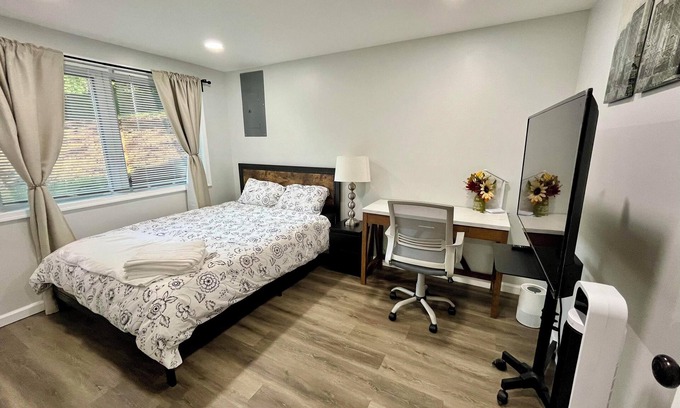 Annandale House | Newly Renovated Master BR w/Private Bath.Access to Kitchen &In-unit Washer/Dryer