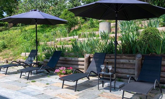 Cortazzone House | Nice apartment in villa for 5 people with private pool, TV, terrace, pets allowed and panoramic .