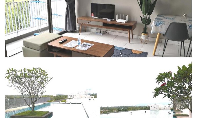 Nilai Apartment | NiDaHomeStay Nilai USIM KLIA WiFi androidtv full aircond