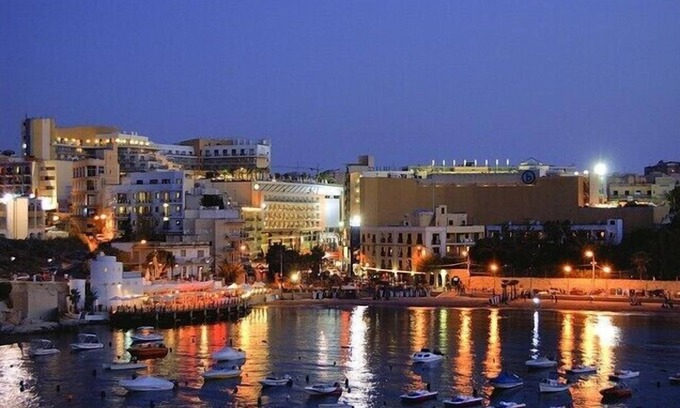 Paceville Apartment | Nightlife but quiet area, modern large home, bayview, garden, bbq, parking