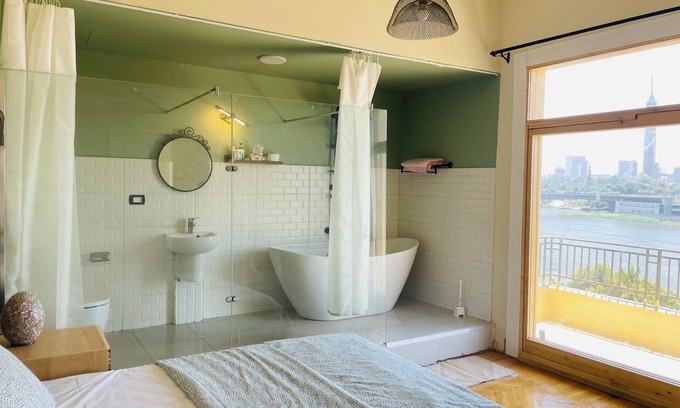 Downtown Cairo Apartment | Nile View One Bedroom Apartment