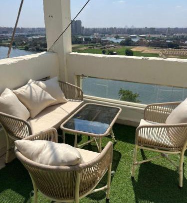Old Cairo House | Nile view panoramic balcony