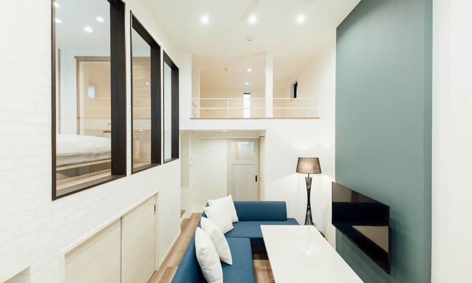 Chuo Ward Apartment | No205Near Kumamoto Station Large sofa Maisonette type with kitchen for 1 to 4 people/Kumamoto Kumamoto