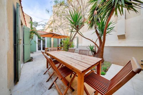 Boutonnet Apartment | NOCNOC - Le Zellige - Petite piscine et jardin en ville