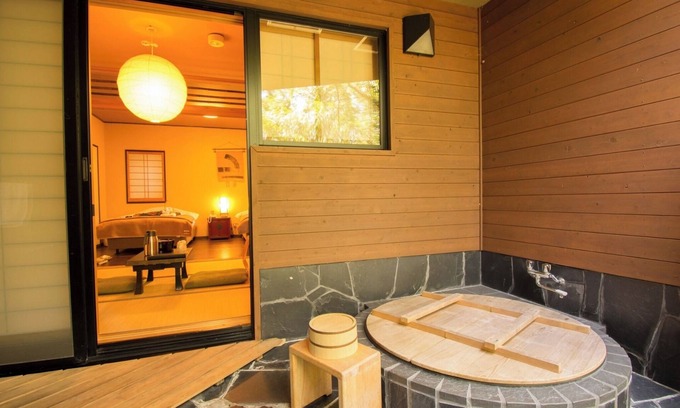 Hata-gun Hotel | Nonsmoking Goemon openair bath special JapaneseWestern room 2 meals | Kuroshio /Shimanto Kōchi