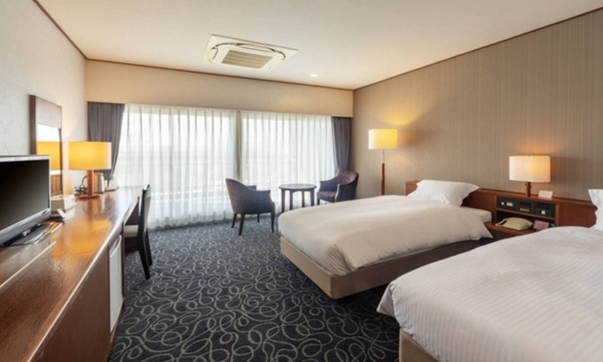 Kurume Hotel | Nonsmoking Moderate twin Room without meals/Kurume Fukuoka