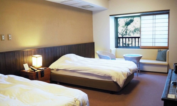 Hata-gun Hotel | Nonsmoking Twin room 1st floor Triple room available 2 meals | Kuroshio/Shimanto Kōchi