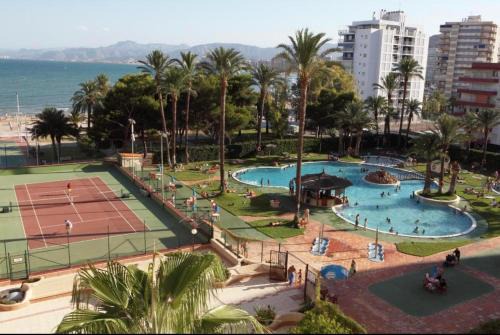 Cullera Apartment | NUEVO, primera linea de playa, con piscina y vistas al mar