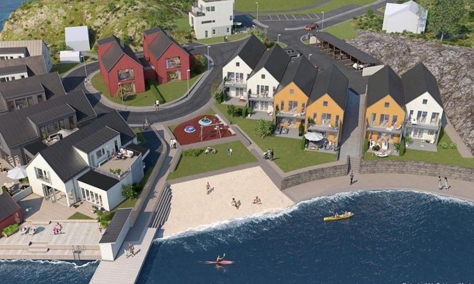 Faervik House | Nybygd feriehus med fantastisk sjøbeliggenhet