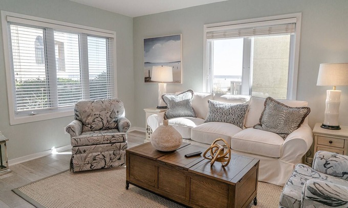 Isle of Palms Condo | "Ocean Breeze" - Almost Ocean Front with Tons of Ocean Views - pool access