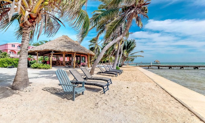 San Pedro Condo | Ocean view condo w/shared pool, free WiFi & partial AC - steps from the ocean