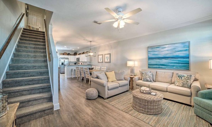 Mexico Beach House | Ocean View Home, just steps to the Beach! Family friendly!