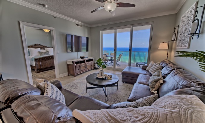 Long Beach Condo | Ocean Villa Beach Resort 701- Gulf front~2 bedroom~2 bath - Sleeps 6!