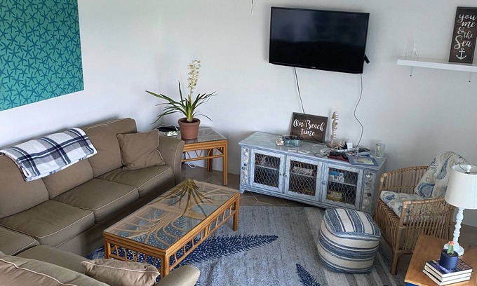 Lubbers Quarters Cay Apartment | Oceanfront Apartment/Pelican Shores/2 beds, 1 bath/Walk to town/