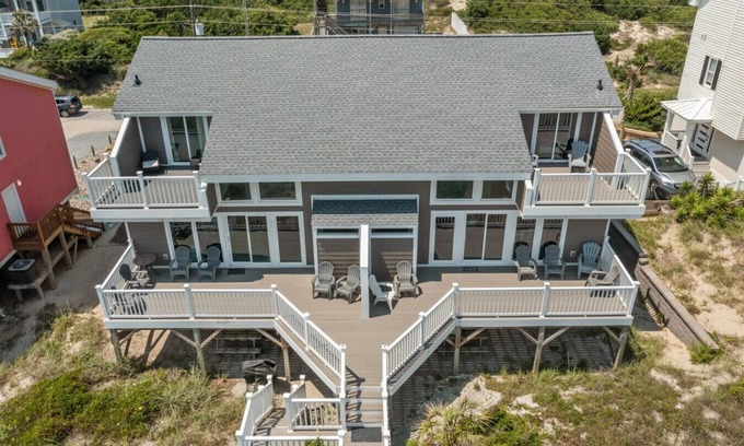 Emerald Isle House | Oceanfront home with breathtaking views, West!