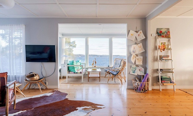 Varmdo House | Oceanfront Retreat - Heated Pool, Sauna, Jacuzzi