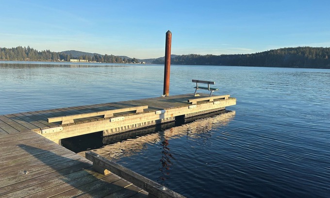 Sooke Hotel | Oceanfront Studio Suite: Private Boardwalk, Beach Access, & Free Kayaks!