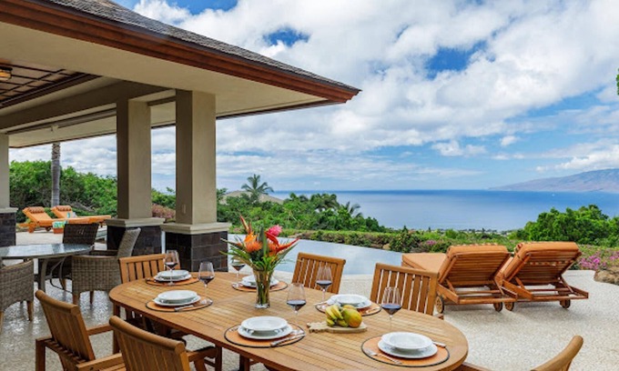 Historic Lahaina Front Street House | Oceanview, Pool, Hot Tub!