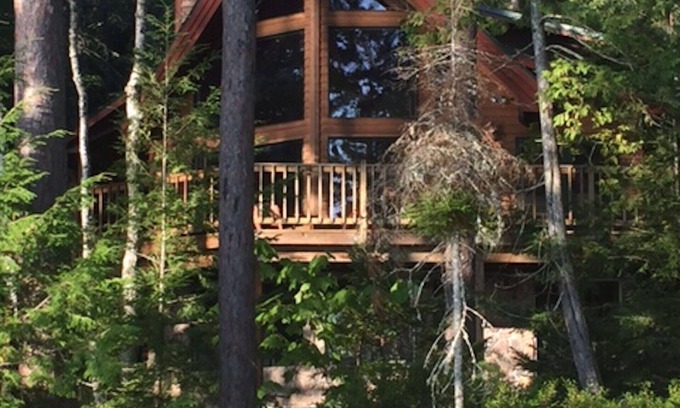 Bowerbank Cabin | Off the Grid Privacy - Well Appointed Green Rental on Sebec's "Big Lake"
