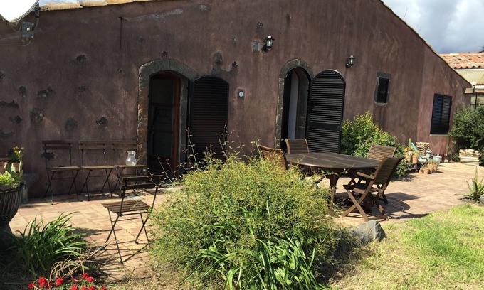 Piedimonte Etneo House | Old Winery Stone House Reconstructed using organic materials between Etna and Taormina (with a huge garden with fruit trees, little vineyard and fresh air)House with garden