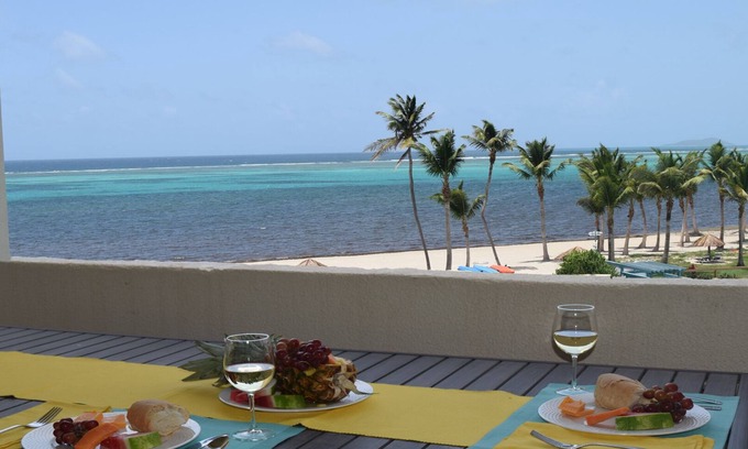 Estate Golden Rock Condo | On Beautiful Sugar Beach: Beachfront Condo in Club St Croix Complex