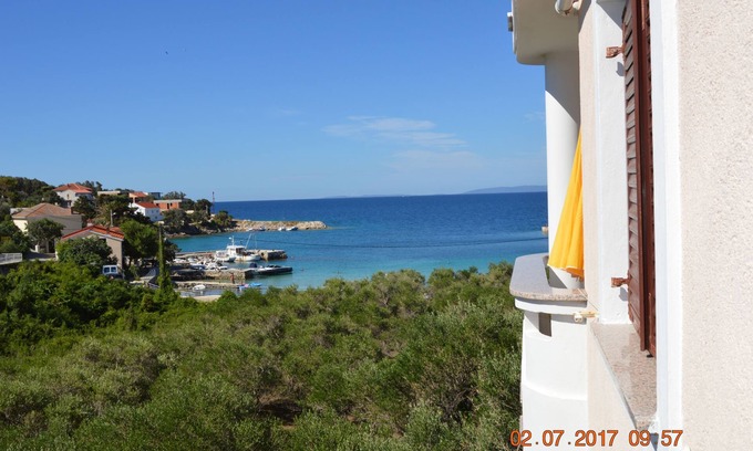 Jakisnica Apartment | One bedroom apartment with terrace and sea view Jakišnica, Pag (A-4160-b)