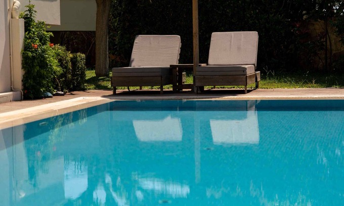 Katakali Villa | Our villa offers a magical view to the deep blue waters of Saronic Gulf.